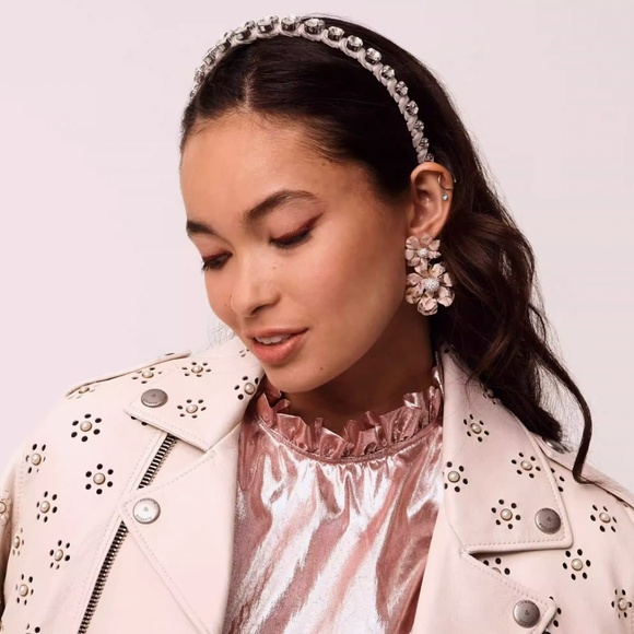 Lele Sadoughi Graduated Crystal Headband - Picture 2 of 5